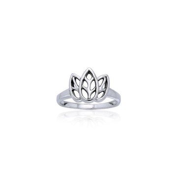 Citta Three leaf Sterling Silver Ring TRI907 - Jewelry